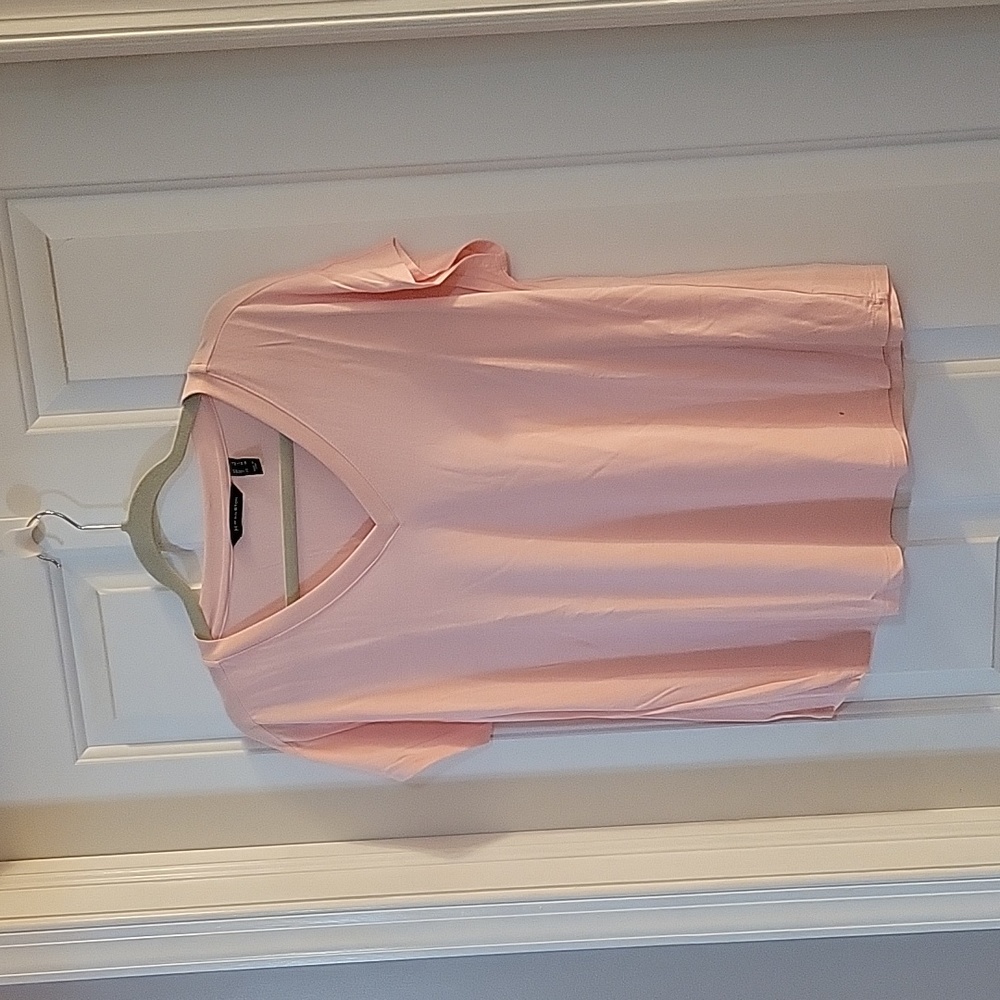 H by Halston pink top small